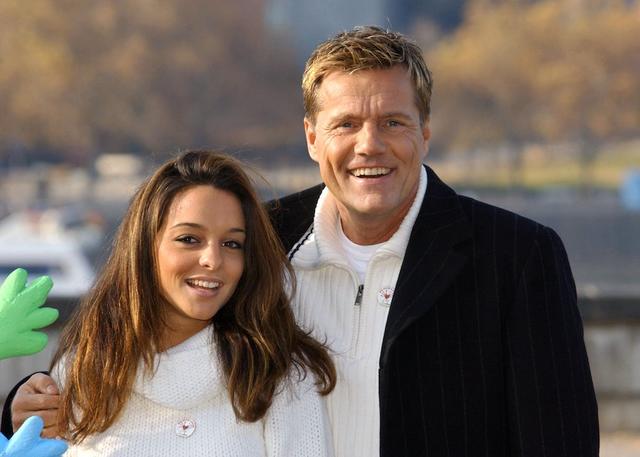 Dieter Bohlen und Estefania Küster im Jahr 2003 in Köln. 