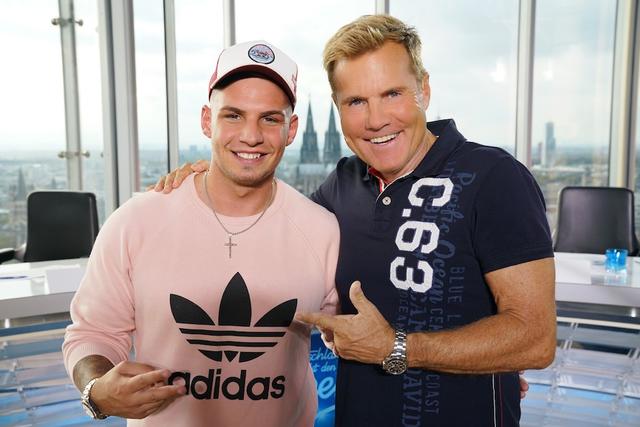 Pietro Lombardi mit seinem Mentor Dieter Bohlen. 