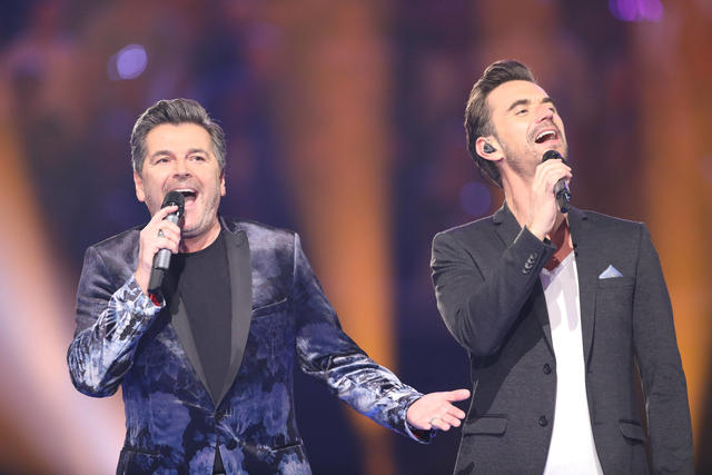 Florian Silbereisen Thomas Anders Prasentieren Neuen Song