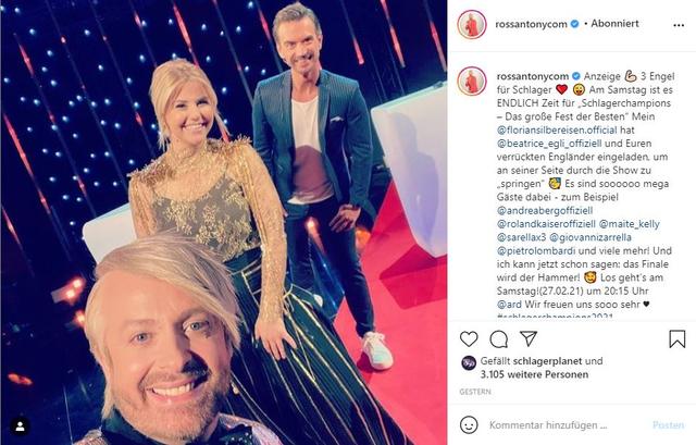 Ross Antony zeigt vor der ARD-Show "Schlagerchampions" einige Einblicke.