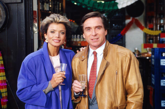 Elmar Wepper und Uschi Glas in "Zwei Münchner in Hamburg", 1988