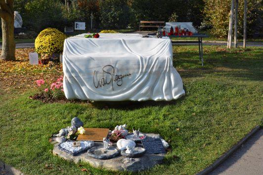 Die Grabstätte von Udo Jürgens auf dem Zentralfriedhof in Wien