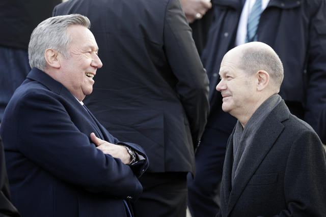 Roland Kaiser und Olaf Scholz, 2022